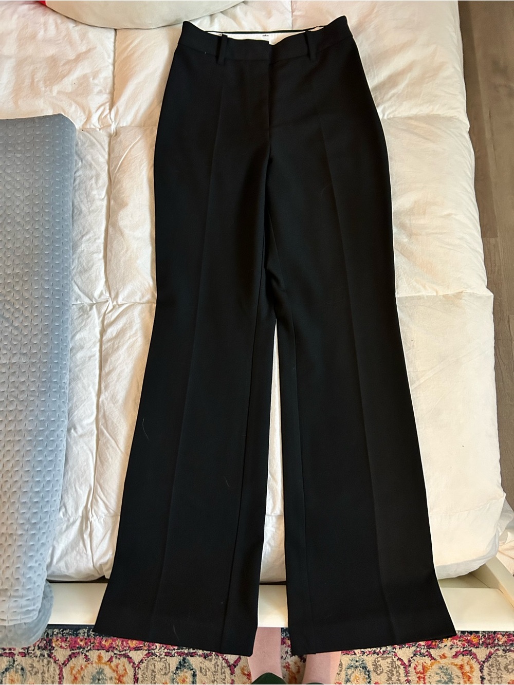 Wilfred Black High-Rise Dress Pants